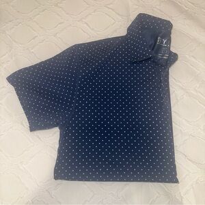 Men's Navy Polka Dot Shirt